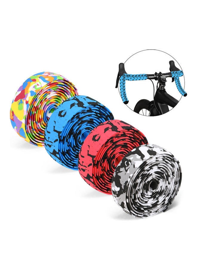 NIBEMINENT - 2pcs of Bicycle Handlebar Tapes Soft Road Bike Band Breathable Non-Slip Cycling Belt EVA Bar Tape Horns Anti-Slip Shockproof Wrap Riding Equipment 22*4*13.5cm - Image 1
