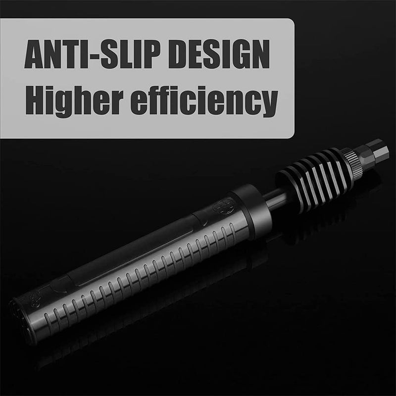 Luckam Portable Air Pump - Inflator for Sports Balls, Inflatables & More with Needle Valve Adapter, Ideal for Football, Basketball, Volleyball, and Swim Toys, Black - Image 5