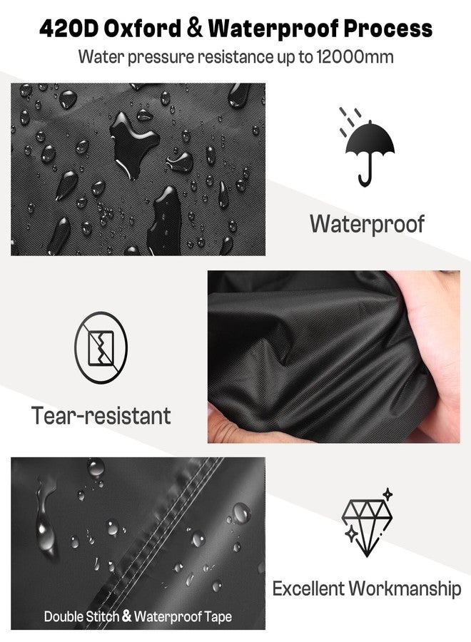 GRABADO Weight Bench Cover, Heavy Duty 420D Oxford Exercise Workout Bench Cover Waterproof Outdoor，Home Gym All-weather Protective Covers Fit for Sit-up Board Flat Lifting Benches and Fitness Equipment Indoor - Image 3