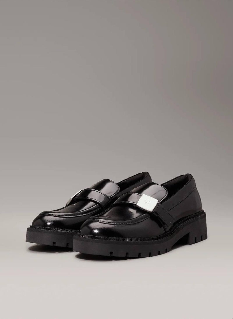 Calvin Klein Jeans Leather Platform Loafers - Image 2
