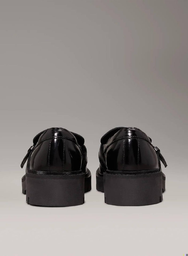 Calvin Klein Jeans Leather Platform Loafers - Image 4
