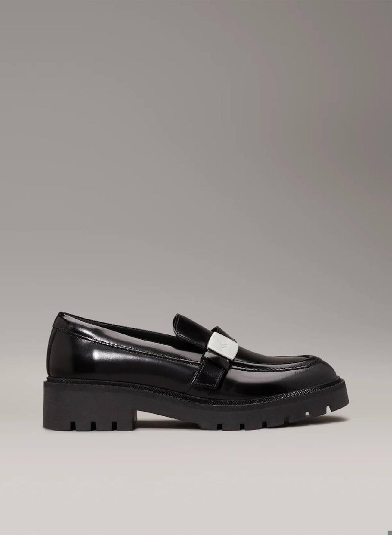 Calvin Klein Jeans Leather Platform Loafers - Image 1