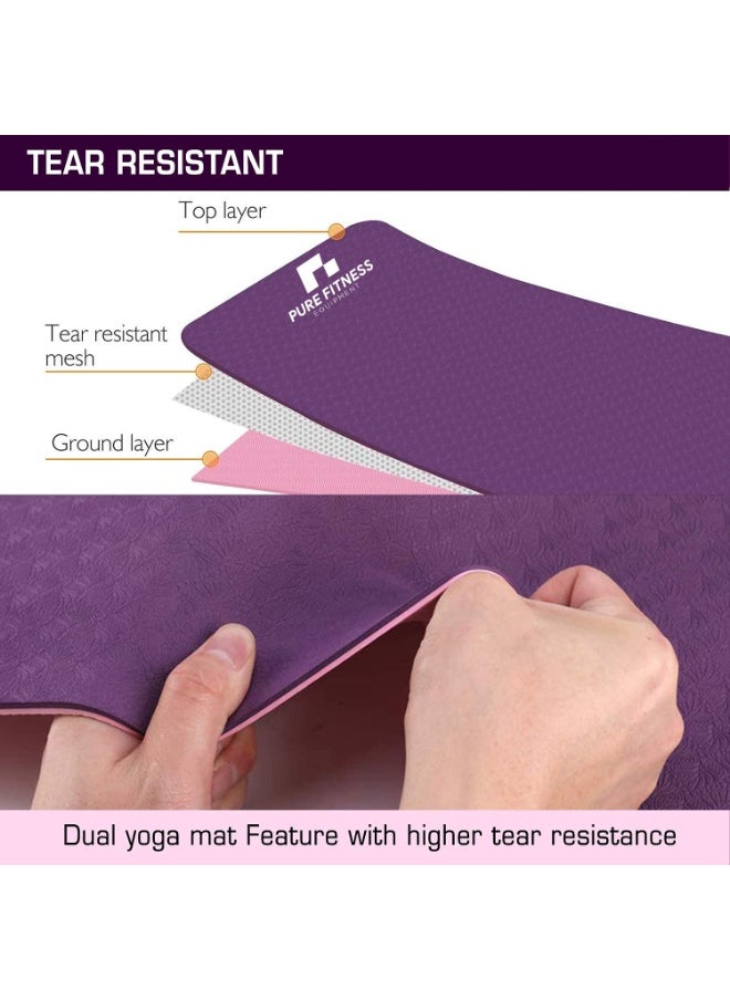 Pure Fitness TPE Yoga Mat 