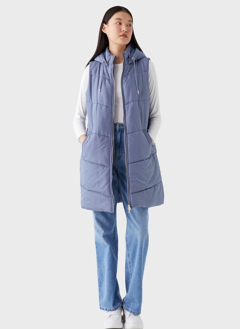LC WAIKIKI - Zip Drawstring Detail Vest - Image 1