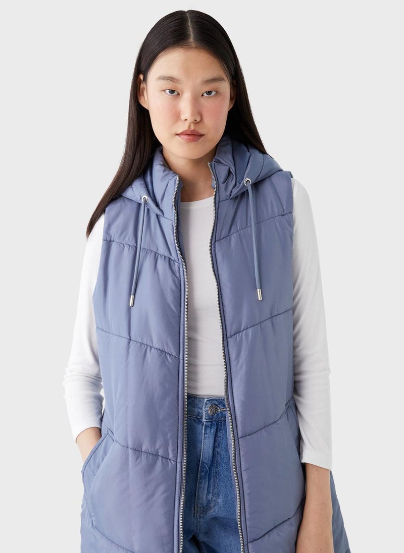 LC WAIKIKI - Zip Drawstring Detail Vest - Image 1