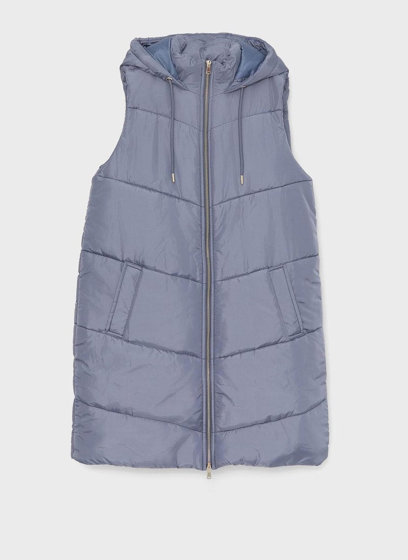 LC WAIKIKI - Zip Drawstring Detail Vest - Image 1