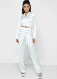 Amy Lynn High Waist Tie Detail Pants  - Image 4
