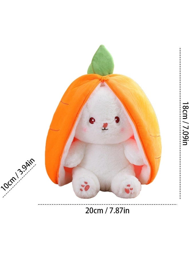 Stuffed Bunny, Hide and Seek Bunnies In Carrot Pouch - Image 4