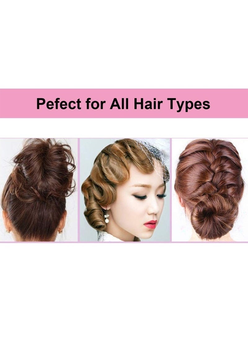 جلامكيت مجموعة من 100 دبوس شعر طويل مع علبة، دبابيس شعر سوداء كبيرة الحجم للكعكات، مشبك شعر فاخر بطول 5.5 سم للفتيات والنساء وحفلات الزفاف، رائع لجميع أنواع الشعر - Image 5