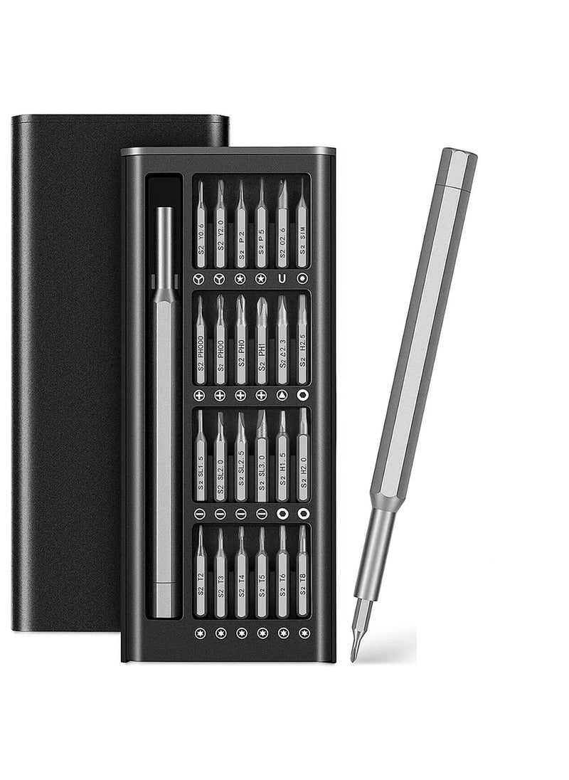 CPD Empire CPD Empire 24 in 1 Mini Screwdriver Set with Case Small Screwdriver SetScrewdriver Magnetic Micro Screwdriver Kit Screwdriver Set for Electronics Jewelers PC Glasses WatchPhone  - Image 1