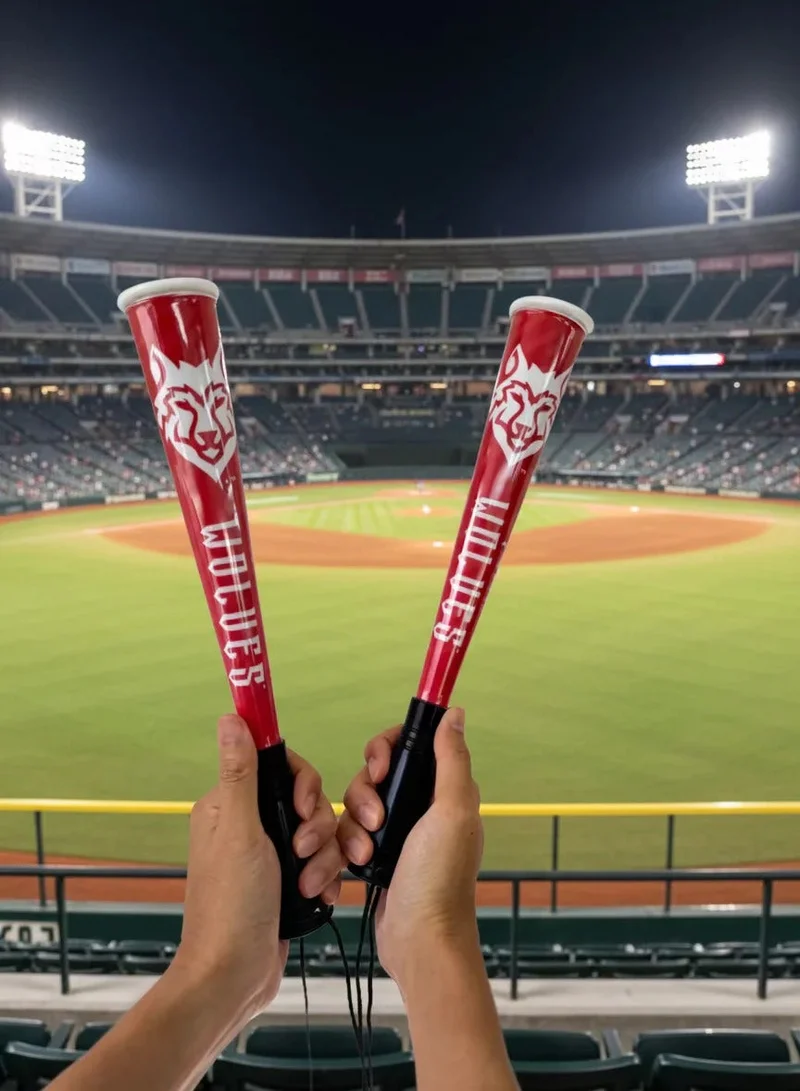 البيسبول يونايتد Arabia Wolves Official Cheer Clapper Sticks