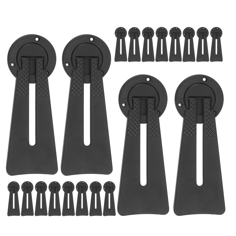 20pcs Photo Frame Kickstand: Universal Easel Back Stand - Picture Easel Holder for Tabletop Display - Back Support for Portrait Landscape Frames - Image 1