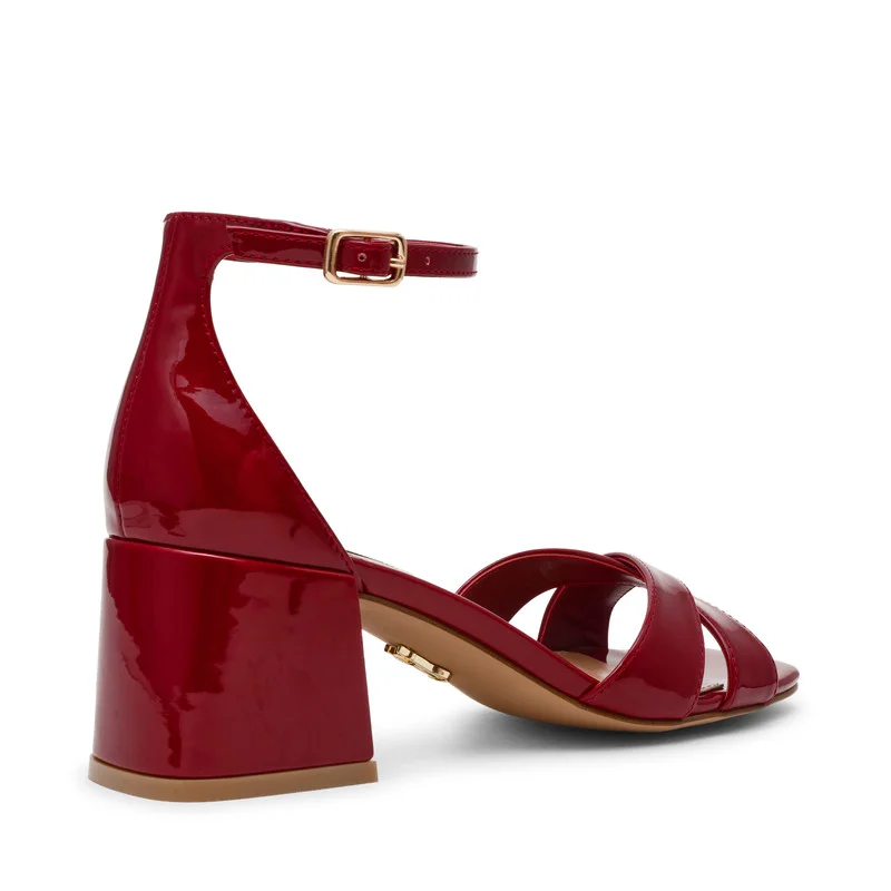 ستيف مادن Fergie Cherry Red Women's Heeled Sandals
