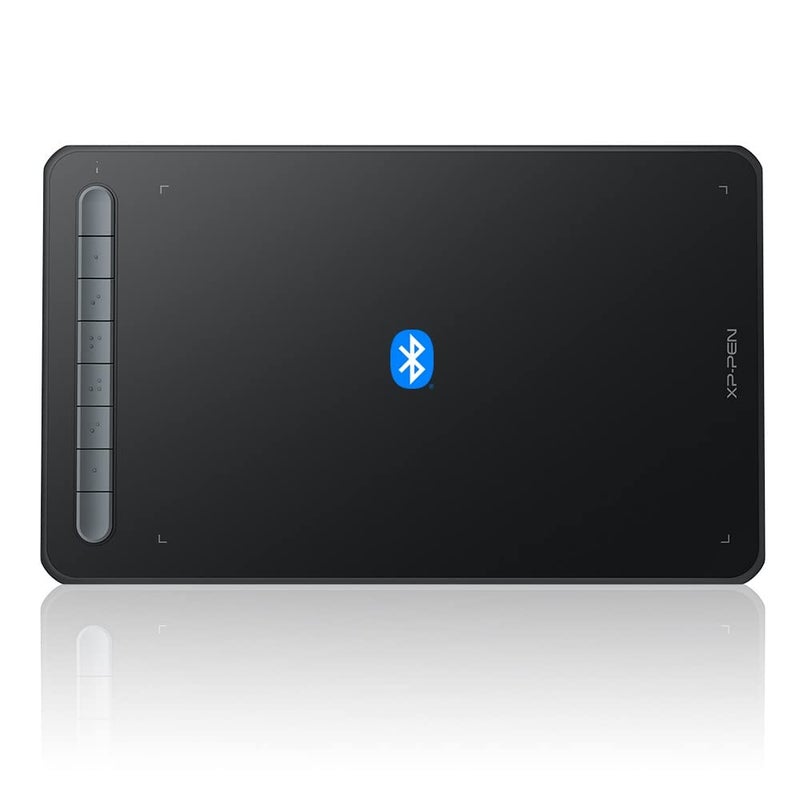XPPen Deco MW Drawing Tablet with X3 Chip Stylus, Bluetooth v5.0 chip, 8 Shortcut Keys, 8192 Levels of Pressure Sensitivity, X3 Elite Stylus and Fully-Laminated Display- Black - Image 1