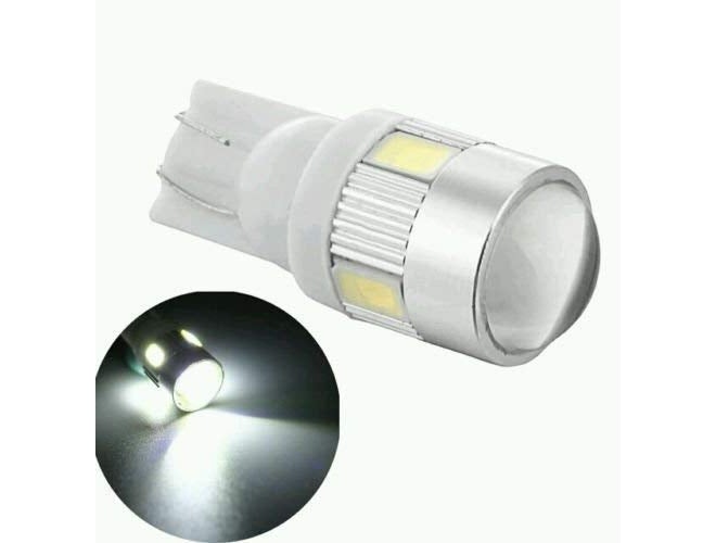 Guance مصباح LED بارك T10 للسيارة مع عدسة بروجيكتور 6 LED / مصباح لوحة الأرقام لسيارة ماروتي سوزوكي سكروس 2020 (مجموعة من 2 قطعة) - Image 2