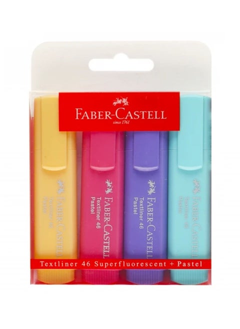 4-Piece Highlighter Set Multicolour