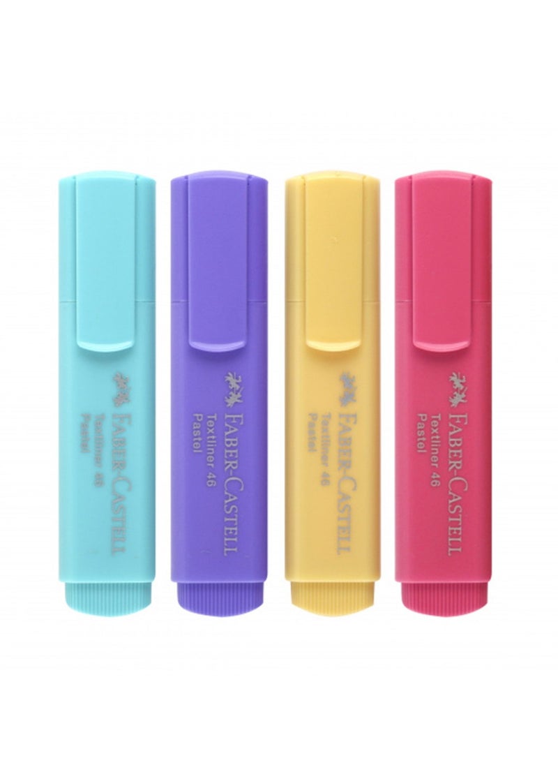 4-Piece Highlighter Set Multicolour
