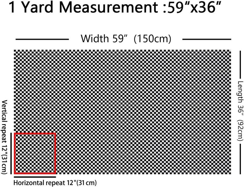 Feelyou Checkered Printed Fabric by The Yard Grid Flannel Fabric Soft for Upholstery Home Decor, Sofa, Chair, Cushion ProjectsPlaid Decor for DIY Sewing Craft Projects, Not Stretchy 3 Yards - Image 3