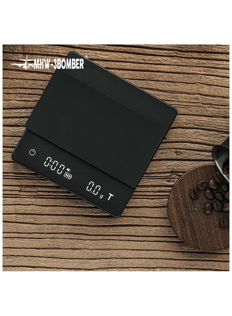ام اتش دابيلو - ثري بومبار ميزان قهوة رقمي قابل لإعادة الشحن 2.0 مع مؤقت - Image 2