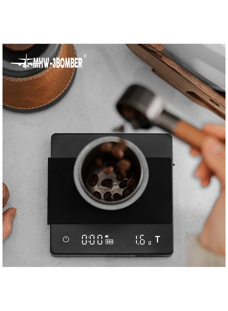 ام اتش دابيلو - ثري بومبار ميزان قهوة رقمي قابل لإعادة الشحن 2.0 مع مؤقت - Image 3