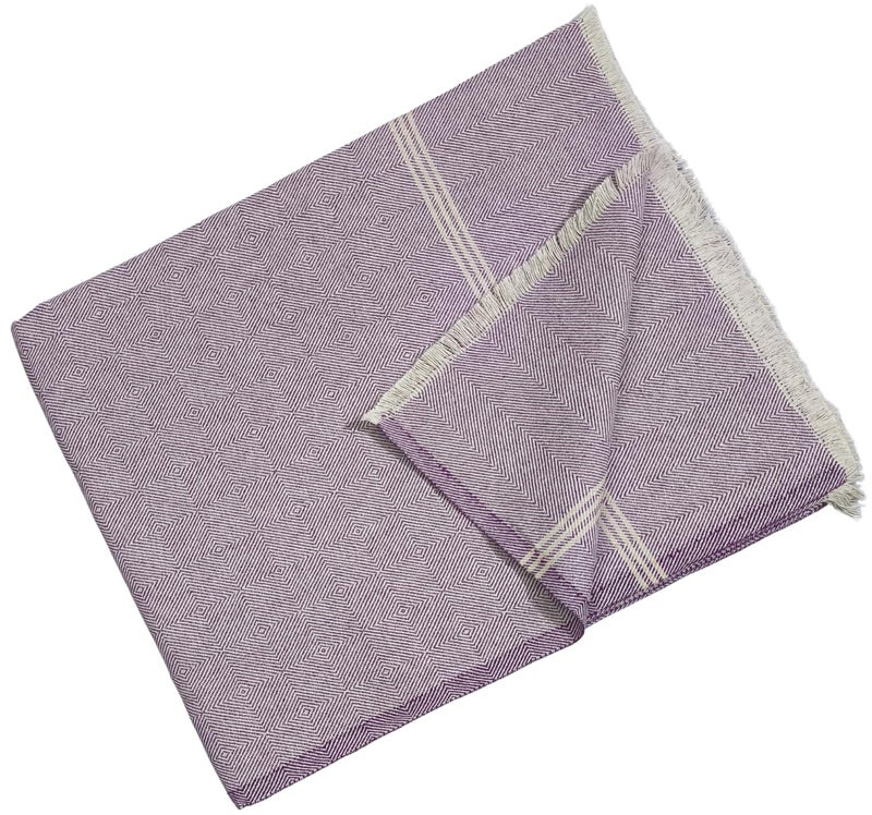 Arvore Bunkaar Plain Pure Handloom Khes - 100% Desi Thick and Heavy Cotton Khes/Summer Blanket/Chadar/Yoga Blanket (Wine) - Image 2