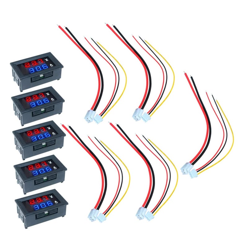 مقياس متعدد رقمي 0-10 أمبير مع حماية من الاتصال العكسي للفولتميتر والأميتر - Image 2
