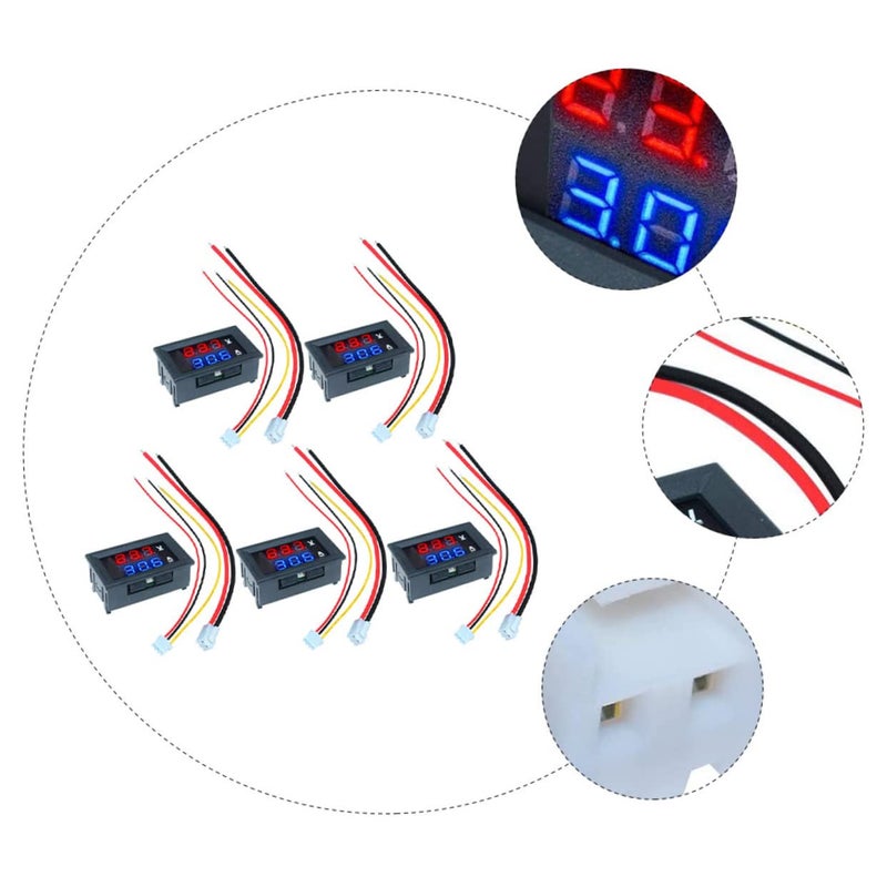 مقياس متعدد رقمي 0-10 أمبير مع حماية من الاتصال العكسي للفولتميتر والأميتر - Image 5