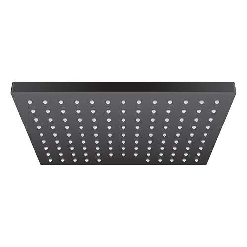 hansgrohe Vernis Blend 9-inch Rain Showerhead 1-Spray Full in Matte Black, 2.5 GPM, 26281671 - Image 1