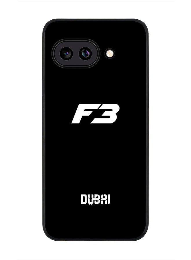 For Google Pixel 9a Case,Slim fit Camera Protection, Shockproof Thin Phone cover  -  Faz3 Dubai Black