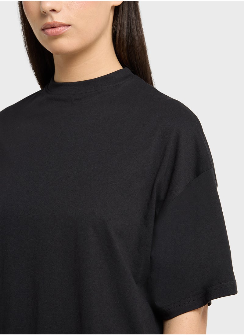 Ginger Basics - Oversize T-shirt Dress - Image 1