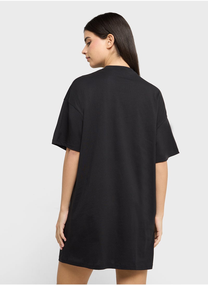Ginger Basics - Oversize T-shirt Dress - Image 1