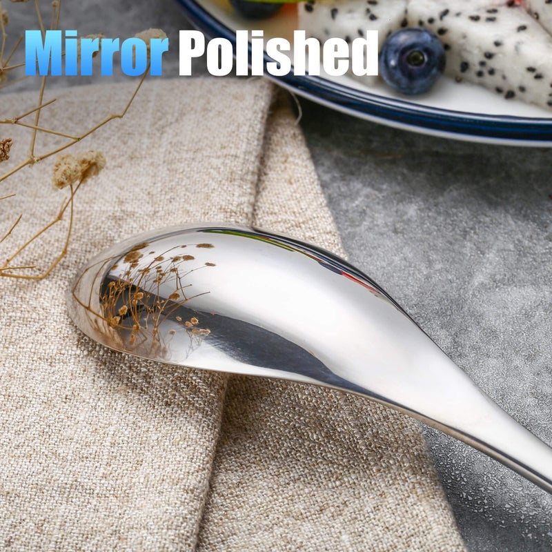 Lemeya 24-Piece Silverware Set for 6,Heavy Duty 18/10 Stainless Steel Cutlery Set with Forged Stand Knife,Modern Flatware Utensils Set,Forks Spoons and Knives Set,Mirror Polished,Dishwasher Safe - Image 4