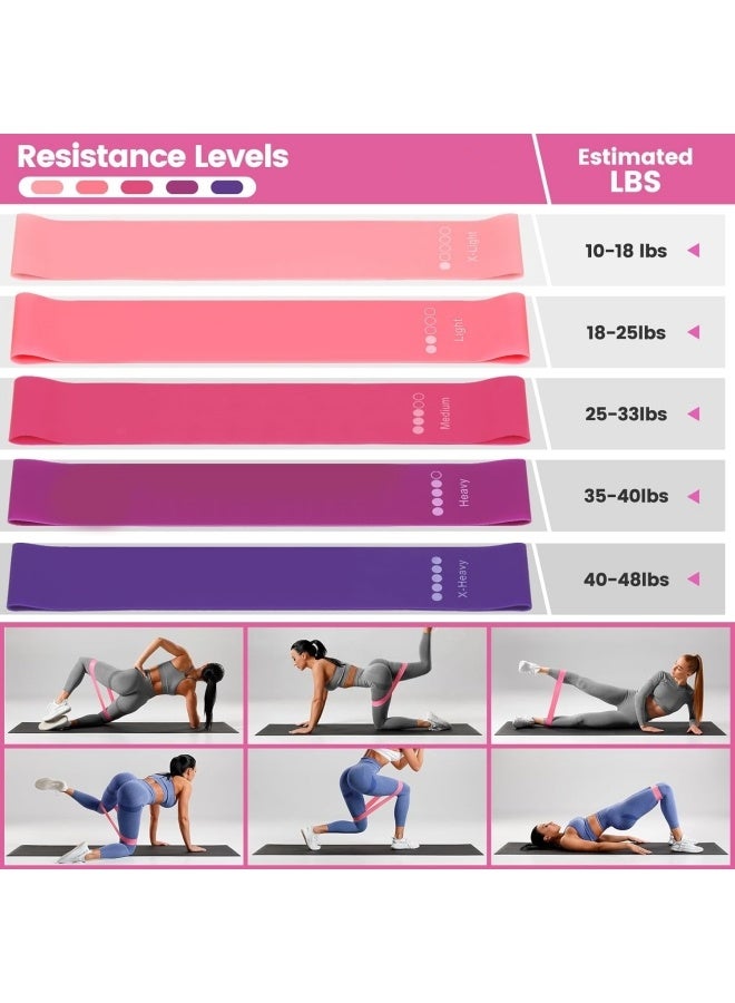 COYO Home Pilates Essentials Kit for Women, Pilates Equipment Set with Yoga Ball, Resistance Band, Pilates Bands & Accessories, Pilates Ring and Ball Set for Beginners Home Workouts - Image 3