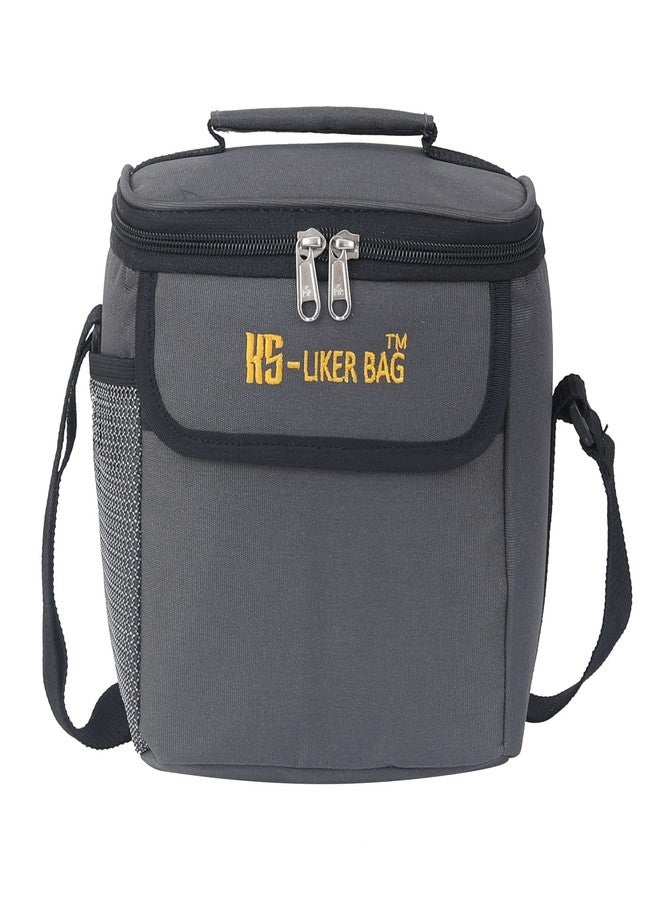 Liker Bag Polyester Washable Lunch Tiffin Box Storage Bag, Leakproof Bag with Handle for School/Office/College/Travel/Picnic for Men Women - Image 1