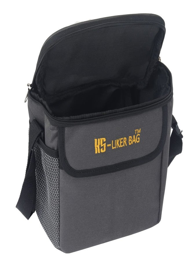 Liker Bag Polyester Washable Lunch Tiffin Box Storage Bag, Leakproof Bag with Handle for School/Office/College/Travel/Picnic for Men Women - Image 4