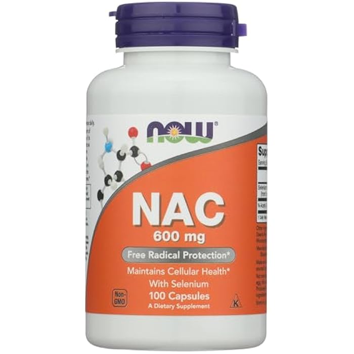 now Nacacetyl Cysteine 600mg Capsules, 100 CT - Image 1