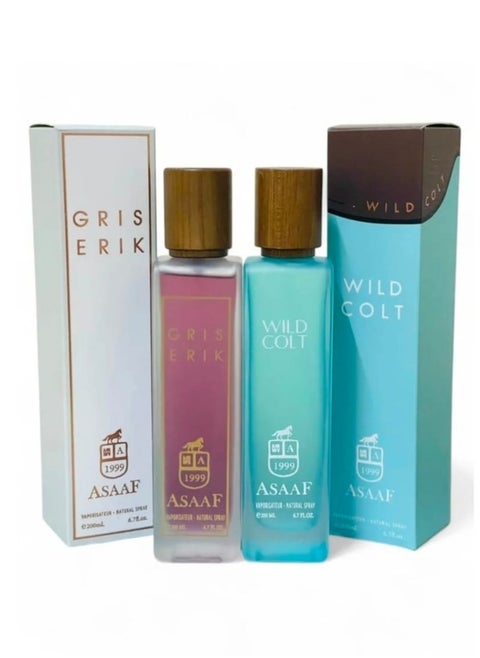 GRIS ERIK 200ML EDP AND WILD COLT 200ML EDP