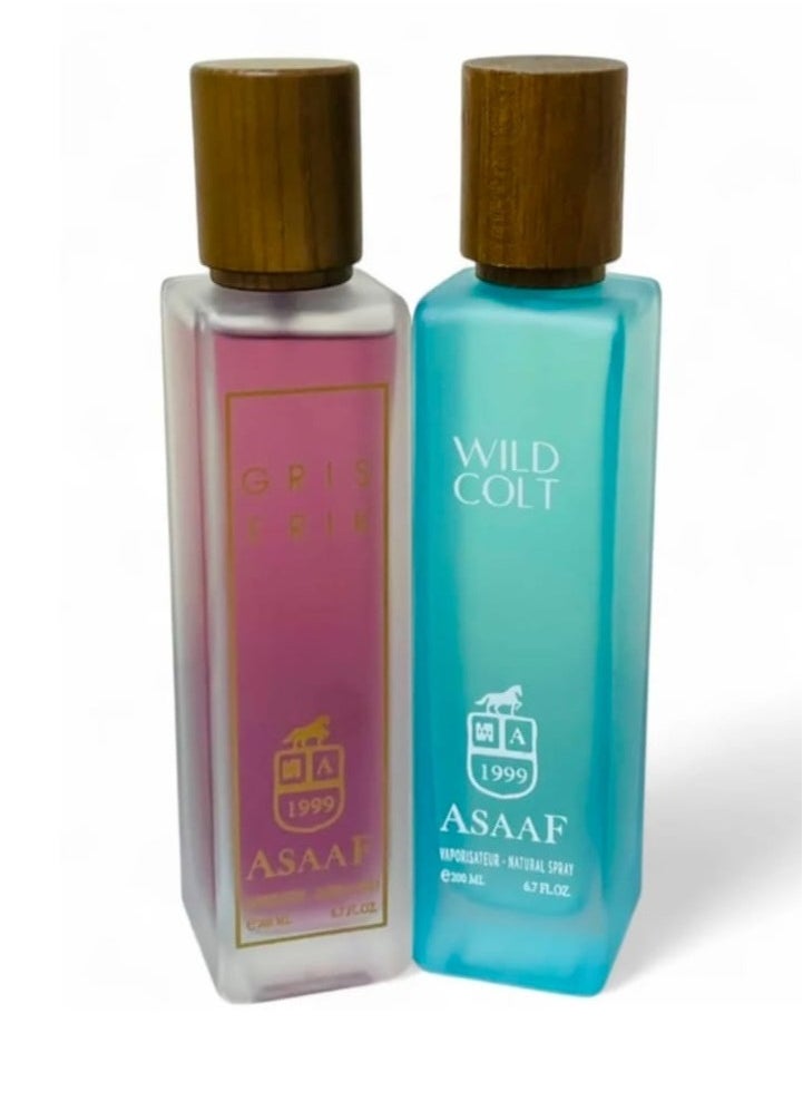 ASAAF - GRIS ERIK 200ML EDP AND WILD COLT 200ML EDP - Image 1