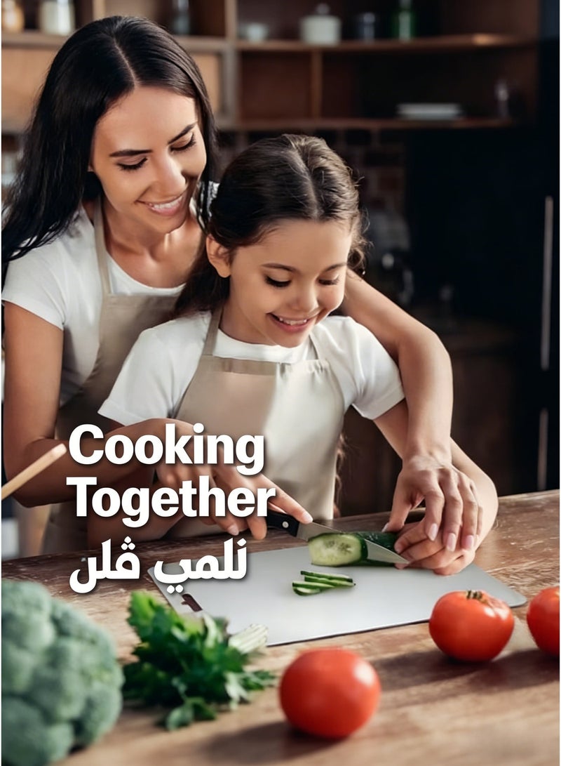 Stainless Steel  Board Double-Sided Chopping Board Non-Slip  Board for Meat, Cheese, Fruit, Vegetables, Dishwasher Safe(Size: 39 X 28 CM) - Image 1