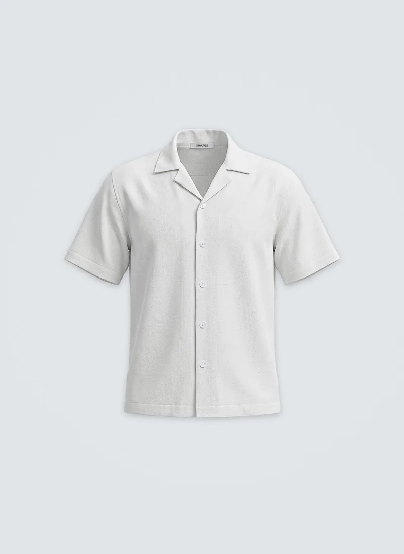 شايبس RELAXED FIT LINEN BLEND SHIRT
