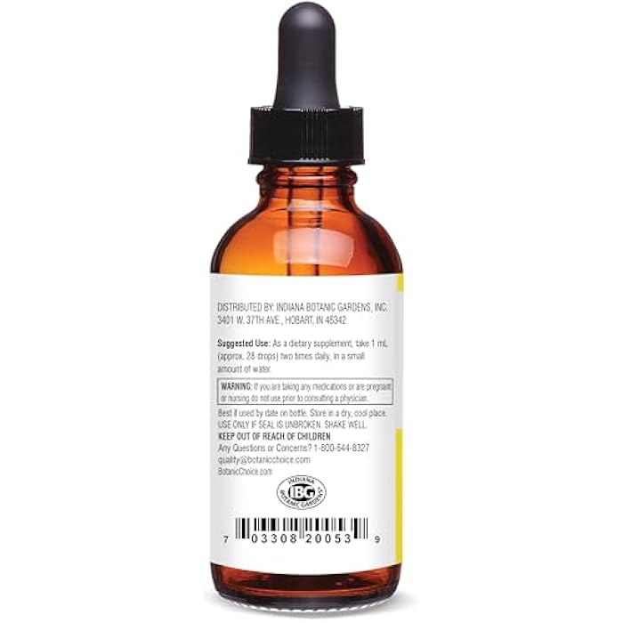 Botanic Choice Lemon Balm Liquid Extract, Alcohol Free, Gluten Free-Traditional Support for Tranquility-Fast Acting 1 Fluid Oz - Image 3