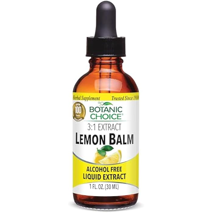 Botanic Choice Lemon Balm Liquid Extract, Alcohol Free, Gluten Free-Traditional Support for Tranquility-Fast Acting 1 Fluid Oz - Image 2