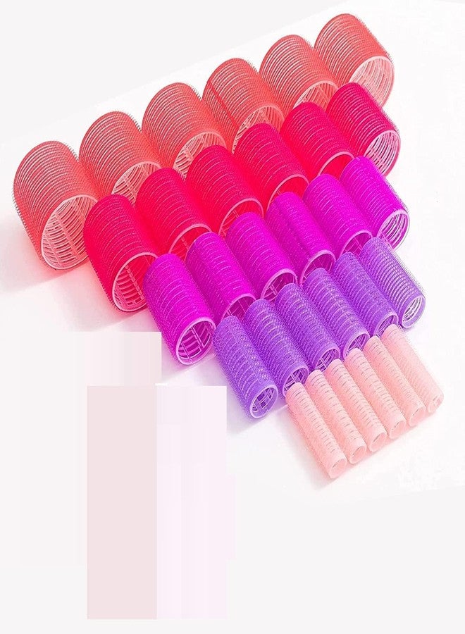 SWEETPEA.Fx�4PCS Hair Rollers For Hair Curling | Self Grip Holding Rollers | for - for Long Medium Short Hair (SVR011)(6 X 6 CM) - Image 1
