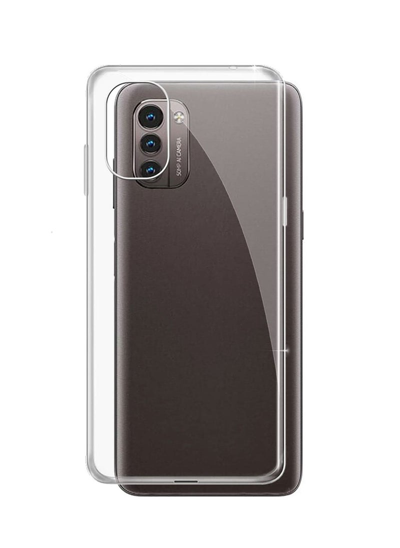 دبليو تيك غطاء من الجوانب الناعمة من مادة TPU لهاتف Nokia G21 4G شفاف  - Image 1