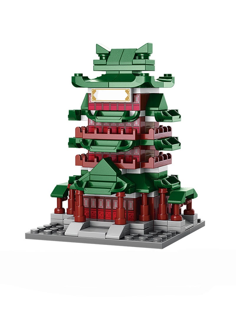Teng Pavilion 158pcs Street View Series Building Blocks Assembly Kit Games And Engineering Toys, Home Decoration, Building Model Creative Gifts - Image 1