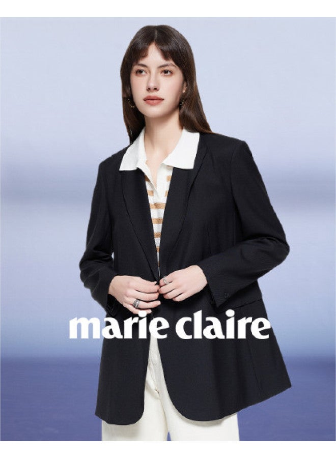 Marie Claire Light Luxury Series] Autumn Recommended Versatile Commuting Suit Fashion Casual Single Blazer Elegant Women's Suit - Image 1