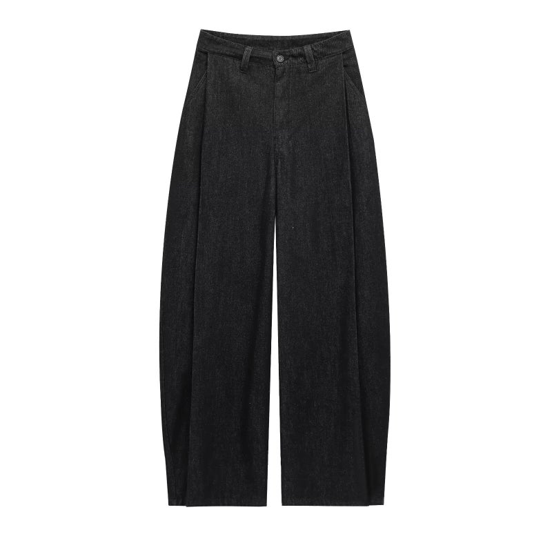 ZA Cross-Border Womens Clothing Wholesale Lapel Zipper Denim Jacket Straight-Leg Pant Suit 2196850 6929213 Trousers  - Image 1