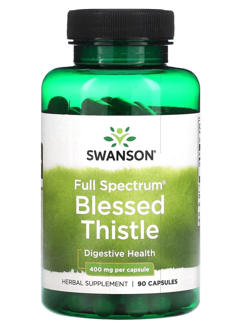 Swanson, Full Spectrum, Blessed Thistle, 400 mg, 90 Capsules