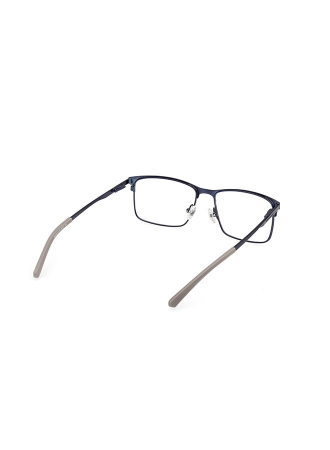 Men's Rectangular Eyeglass Frames Matte Blue SKECHERS SE5011009154 54 mm