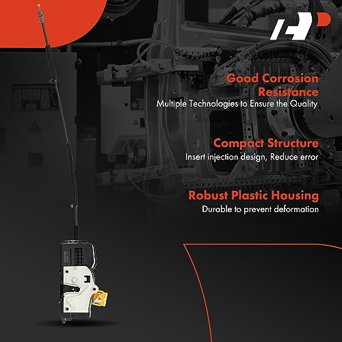 A-Premium Door Latch Lock Actuator Compatible with Chevrolet & GMC Vehicles - Tahoe, Suburban 1500 2500, Yukon, Yukon XL 1500 2500, 2010-2012 - Front Right Passenger Side - Image 5